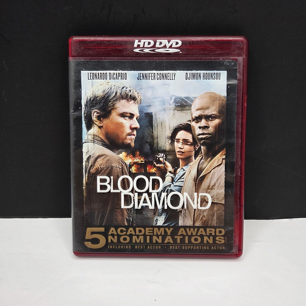 Blood Diamond HD DVD Leonardo DiCaprio Action Drama Red Case DVD5